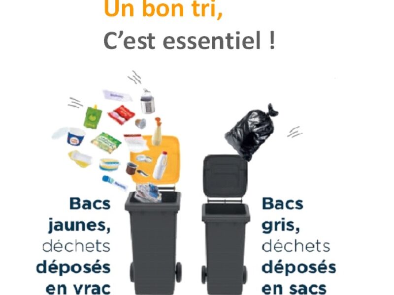 Dotation de bacs pour les déchets ménagers !