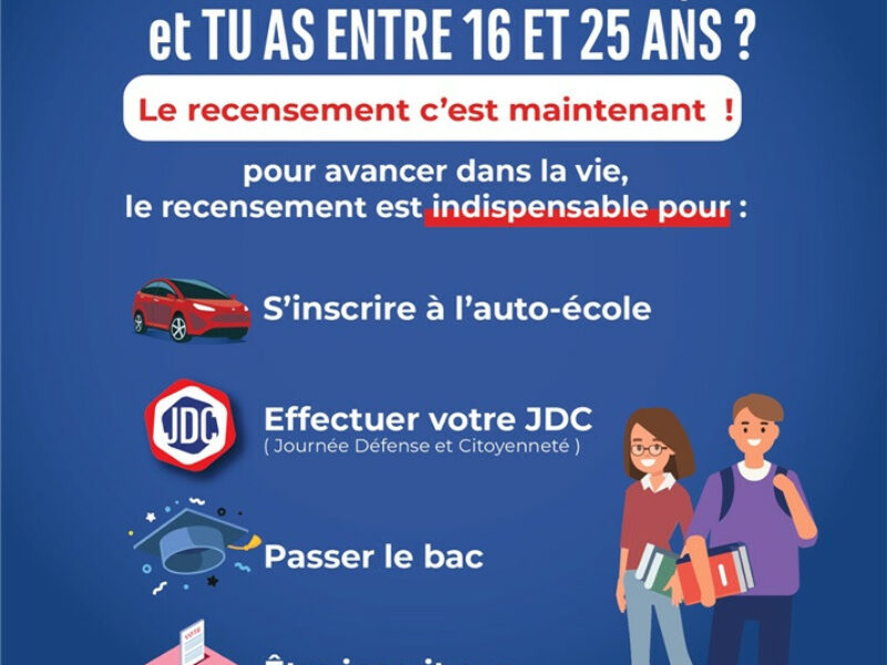 Recensement citoyen et JDC